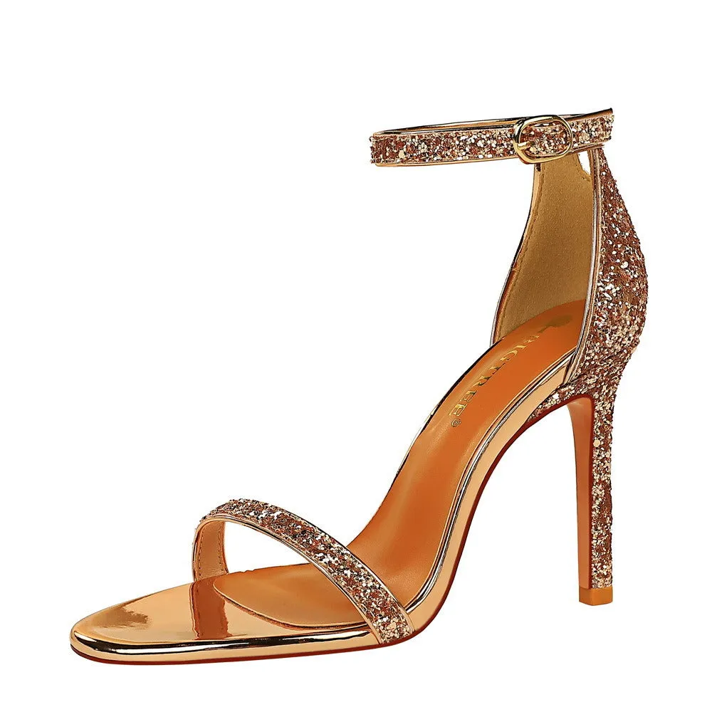 Sexy Women's Pumps; high heels; stiletto heels; glitter sequins