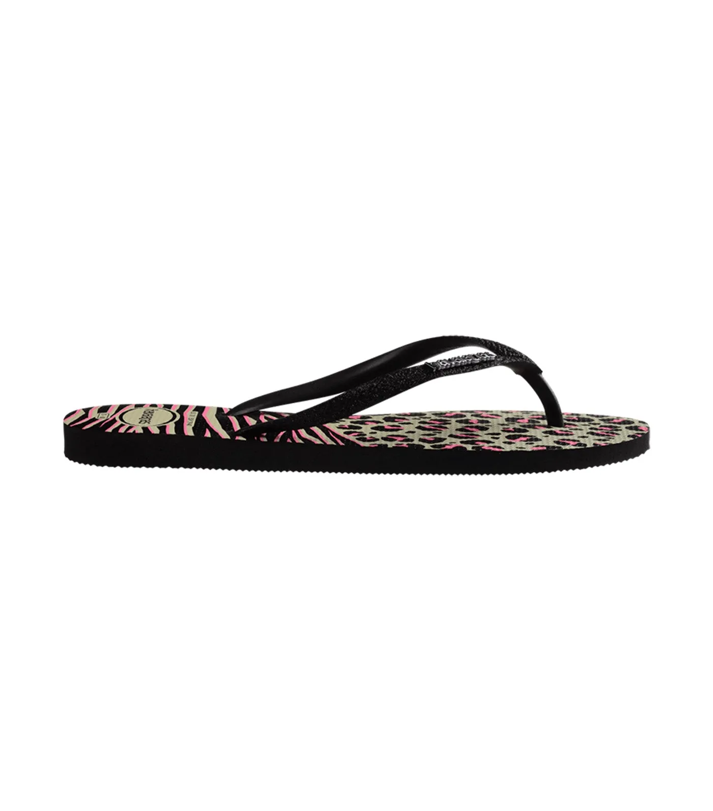 Slim Animals Mix Flip Flops Black/Gray