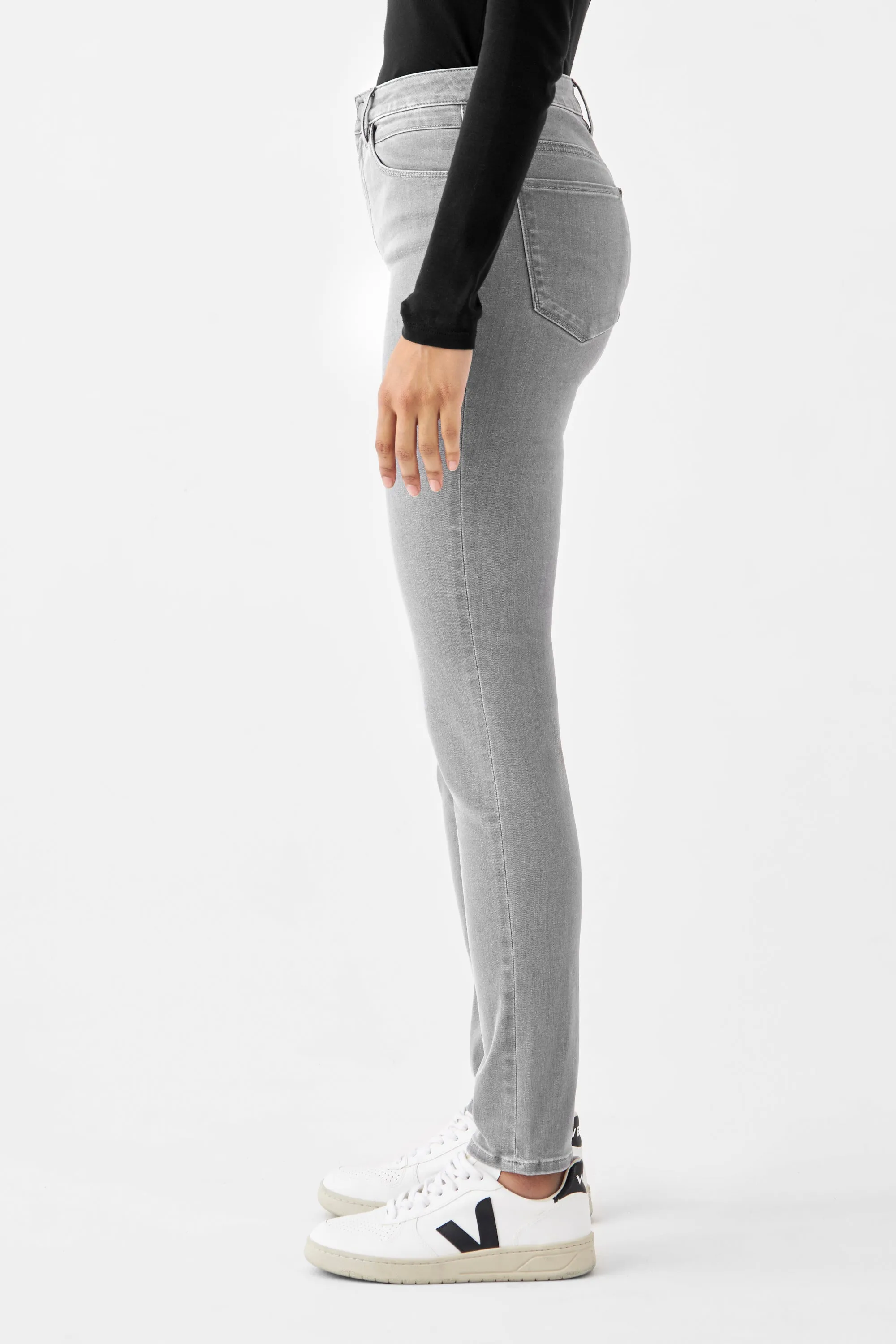 Sun Up Skinny Powerstretch Jeans Silver Denim