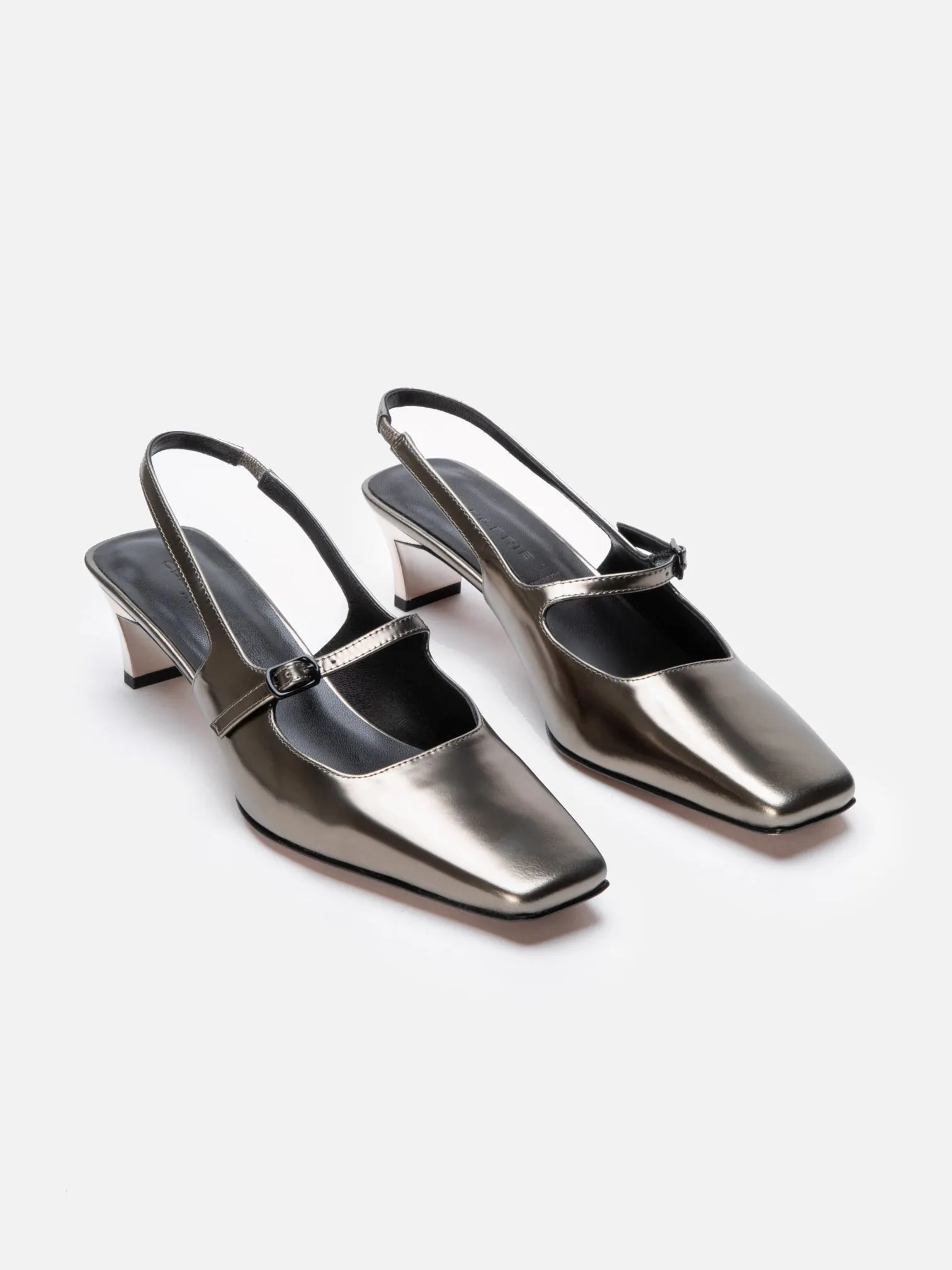 SUZIE, gloss metallic gobi