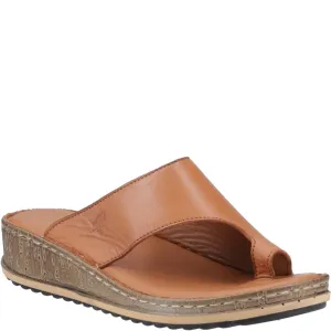 Tan Elissa Toepost Sandals