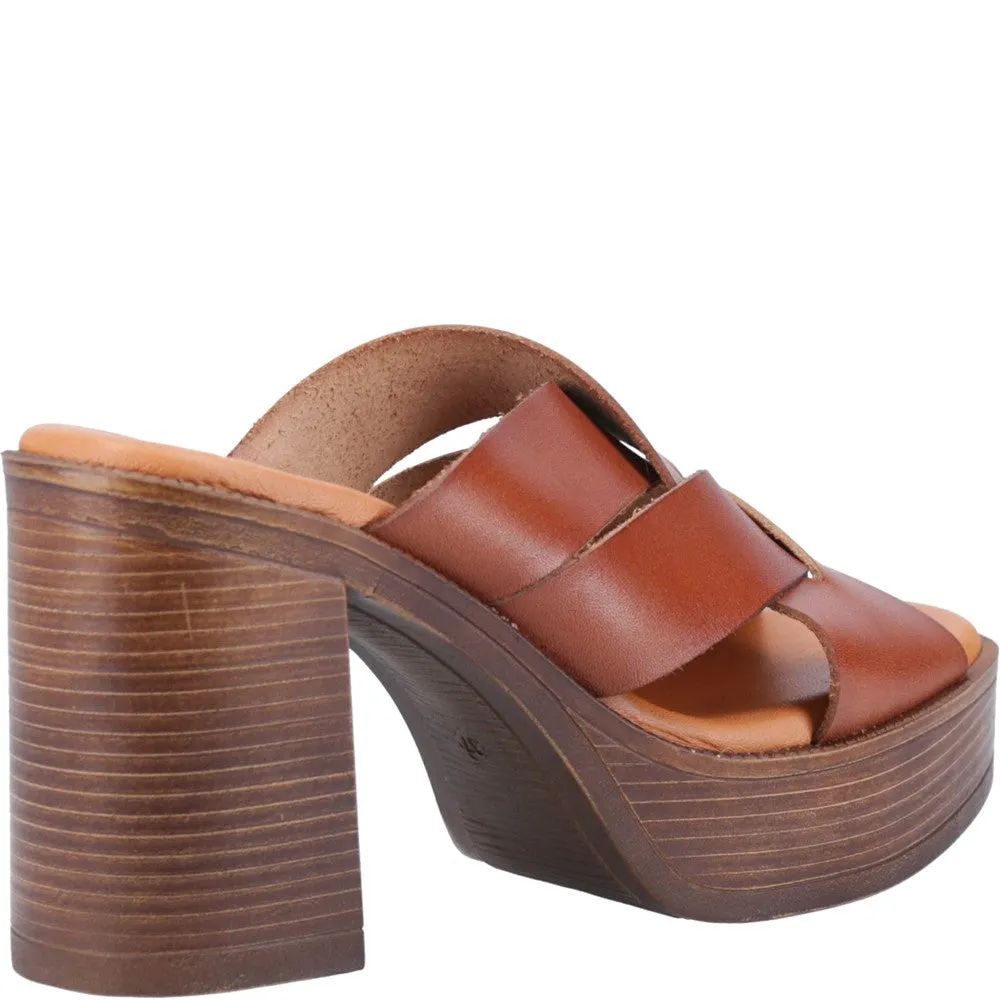 Tan Gigi Platform Sandals