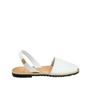 Women Leather Menorcan Sandal With Open Toe - Madona 1056 Rustic