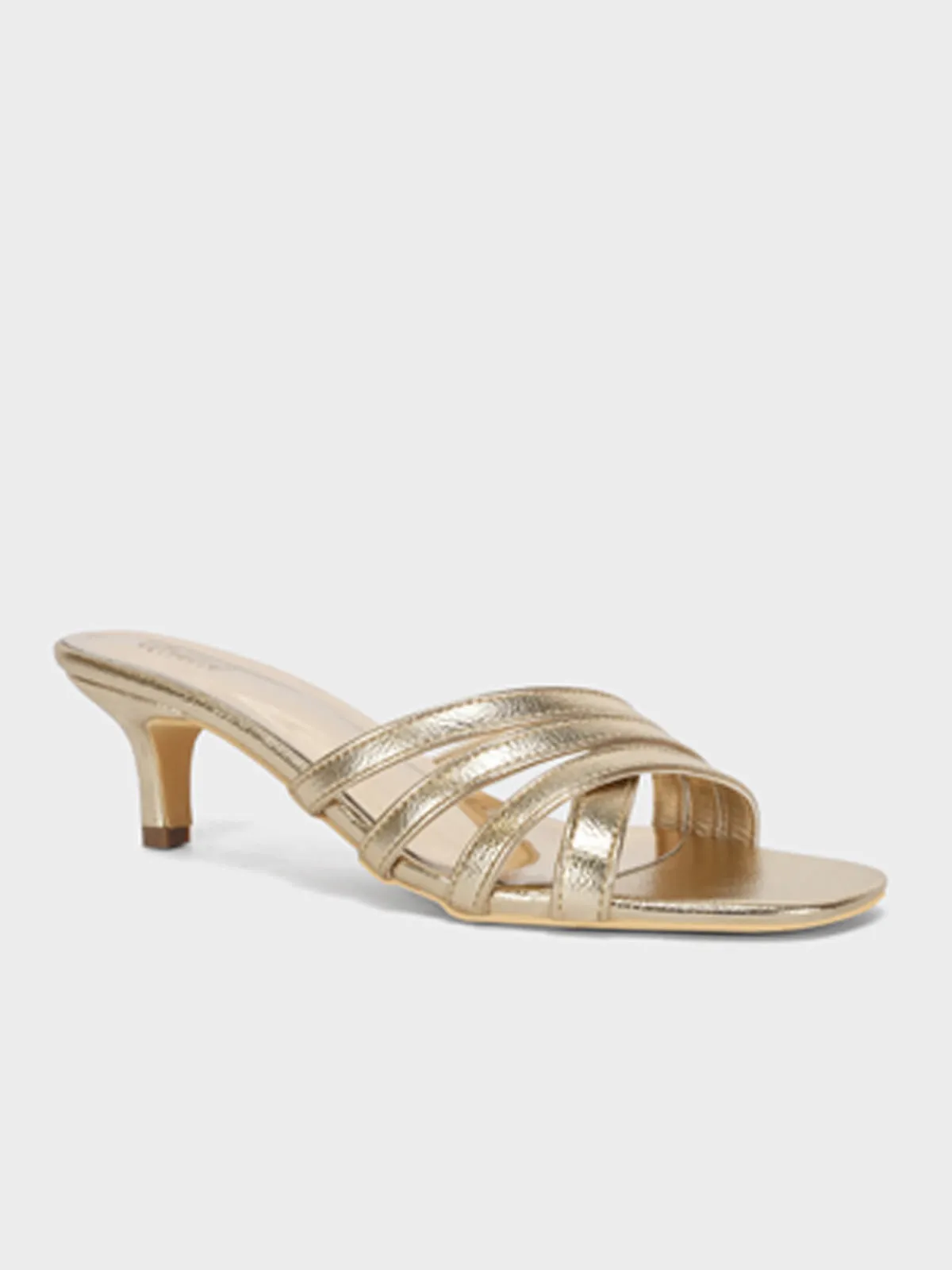 Women "SUMUS" Shiny Slip On Sandals